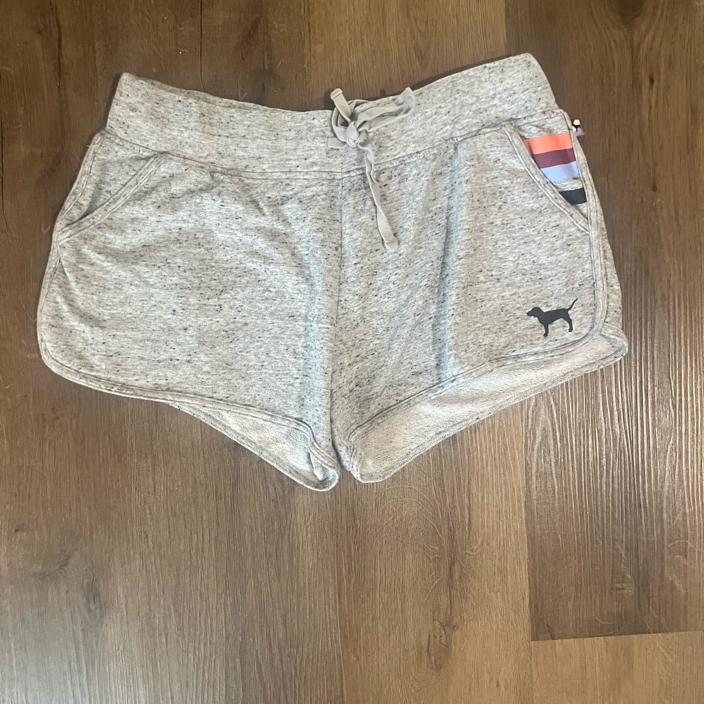 Authentic Y2K Victoria's Secret PINK Heather Gray Shorts
